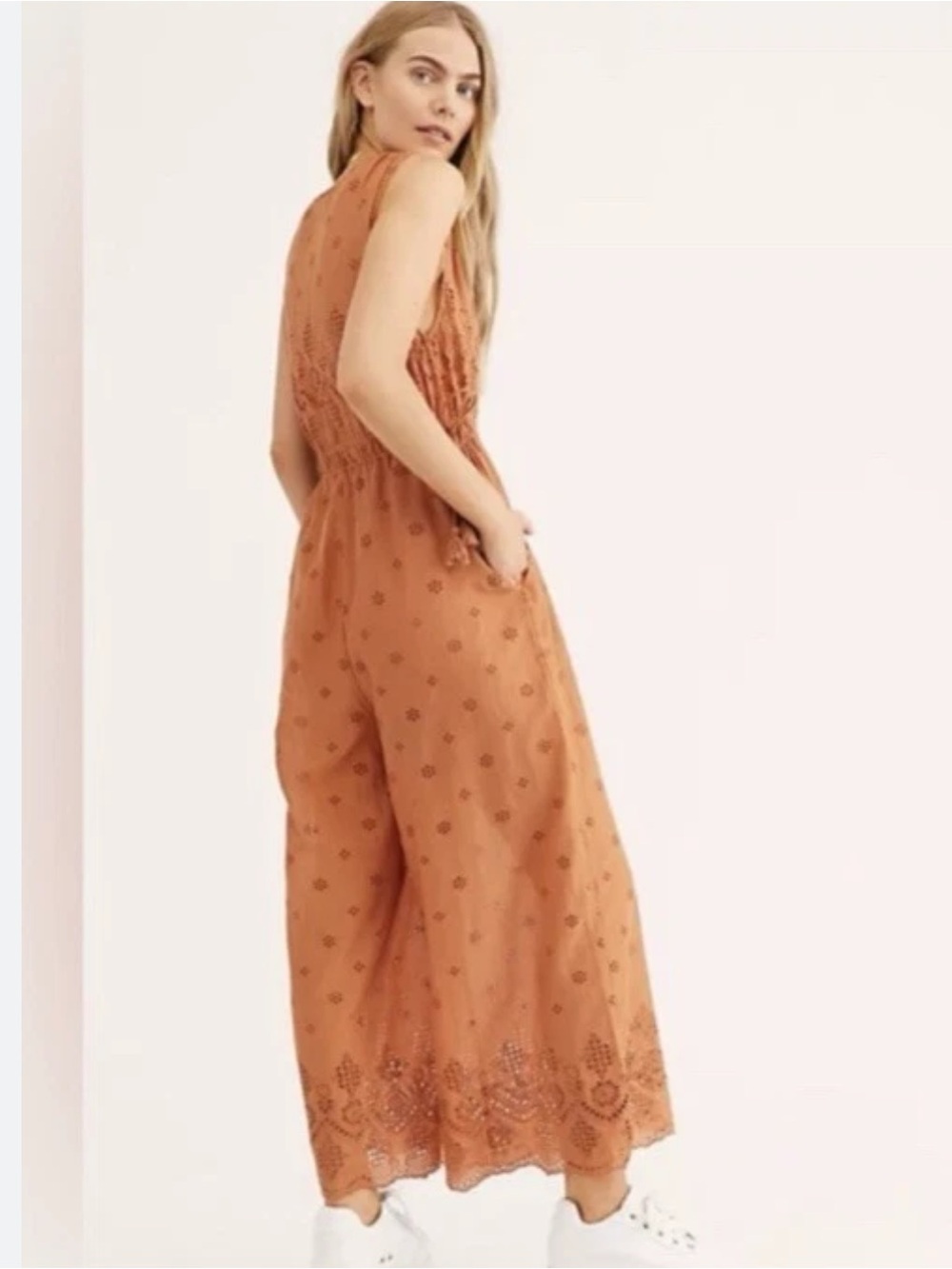 Free People Eyelet Jumpsuit\ Romper - Picture 2 of 7